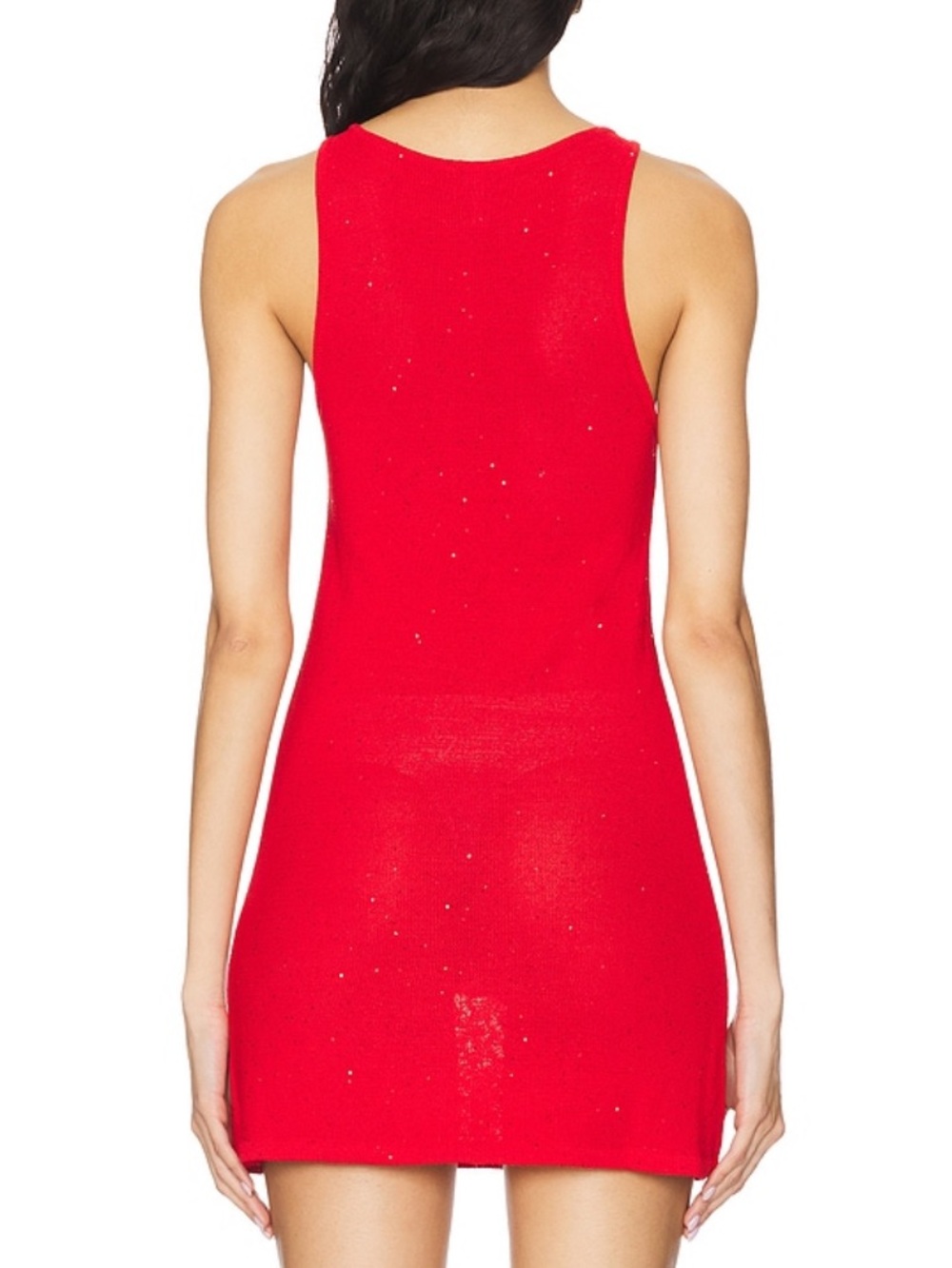 (NWT) Show Me Your MuMu ~ Miche Red Sequin Knit Mini Dress (S) - Picture 3 of 12